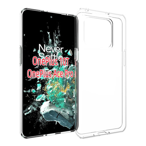 OnePlus 10T 5G Waterproof Texture TPU Phone Case - Transparent