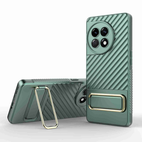 OnePlus Ace 2 5G Wavy Textured Phone Case - Green