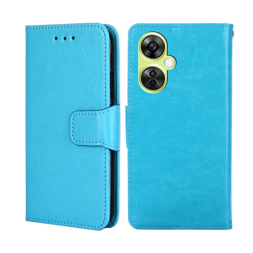 OnePlus Nord CE 3 Lite 5G Crystal Texture Leather Phone Case - Sky Blue