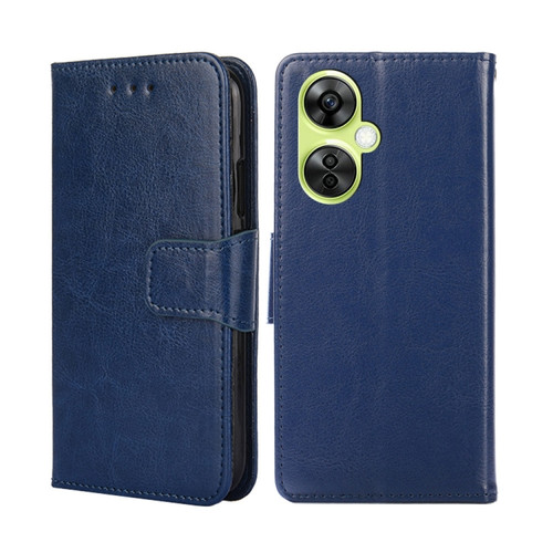 OnePlus Nord CE 3 Lite 5G Crystal Texture Leather Phone Case - Royal Blue