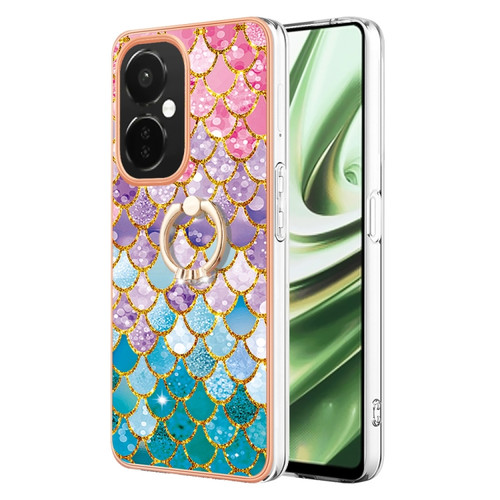 OnePlus Nord CE 3 5G/CE 3 Lite 5G Electroplating IMD TPU Phone Case with Ring - Colorful Scales