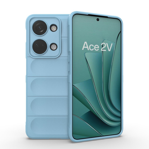 OnePlus Ace 2V Magic Shield TPU + Flannel Phone Case - Light Blue