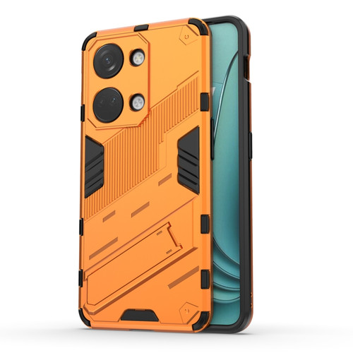 OnePlus Ace 2V Punk Armor 2 in 1 PC + TPU Phone Case with Holder - Orange