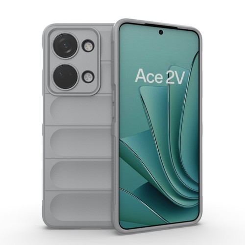OnePlus Ace 2V Magic Shield TPU + Flannel Phone Case - Grey