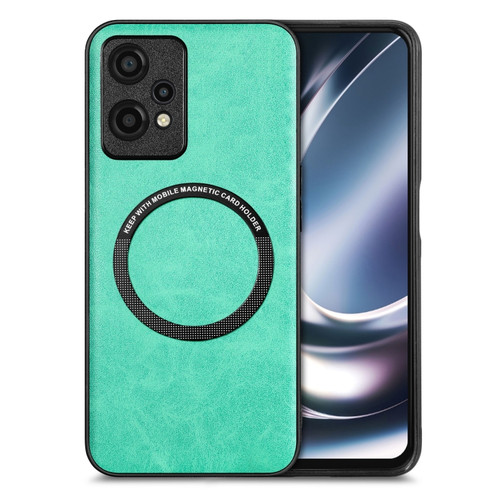 Oneplus Nord CE 2 Lite 5G Solid Color Leather Skin Back Cover Phone Case - Green