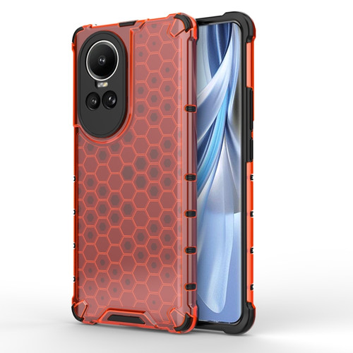 OPPO Reno10 Global / 10 Pro Global Honeycomb Phone Case - Red