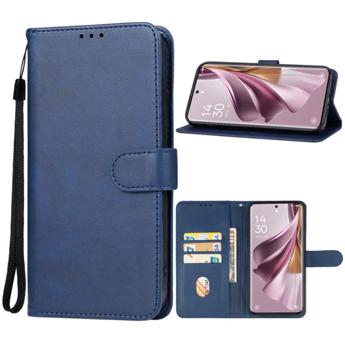 OPPO Reno10 Pro+ Leather Phone Case - Blue