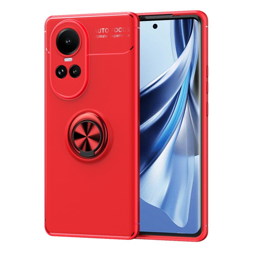 OPPO Reno10 / 10 Pro Global Metal Ring Holder TPU Phone Case - Red