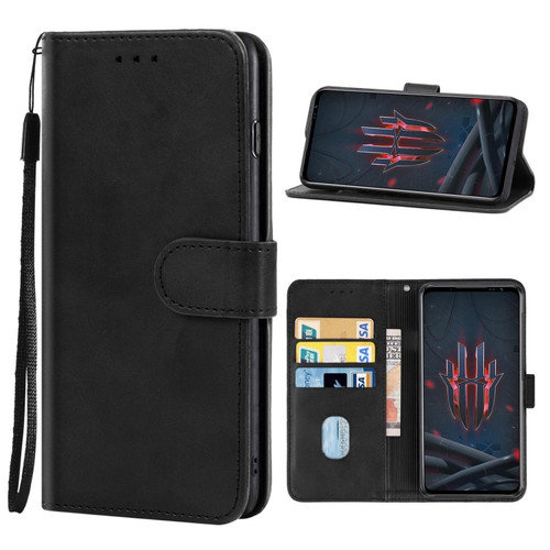Leather Phone Case ZTE nubia Red Magic 6s pro - Black