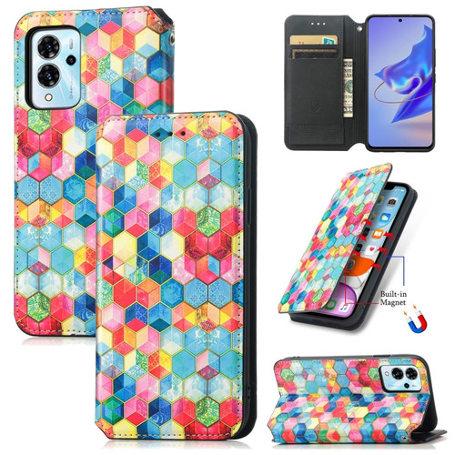 ZTE Blade V40 Pro CaseNeo Colorful Magnetic Leather Phone Case - Magic Space