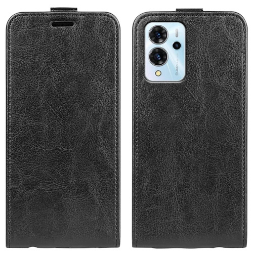 ZTE Blade V40 Pro R64 Texture Vertical Flip Leather Phone Case - Black