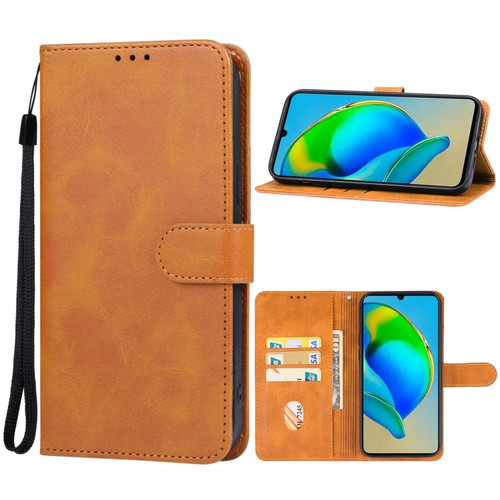 ZTE Blade V41 Smart Leather Phone Case - Brown