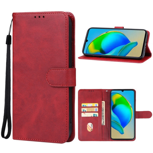 ZTE Blade V41 Smart Leather Phone Case - Red