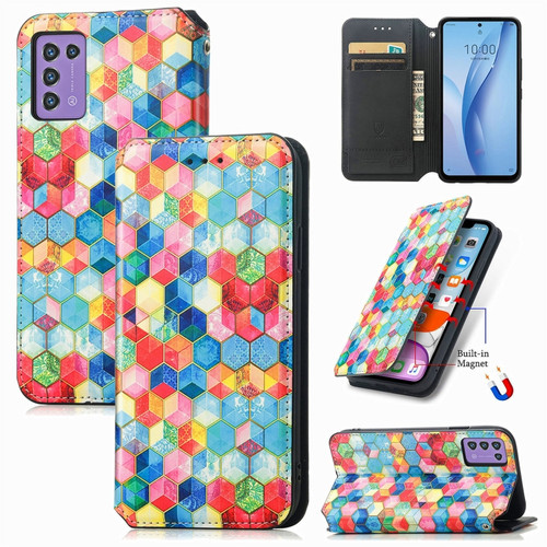 ZTE Libero 5G III CaseNeo Colorful Magnetic Leather Phone Case - Magic Space