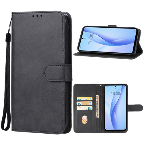 ZTE Libero 5G III Leather Phone Case - Black