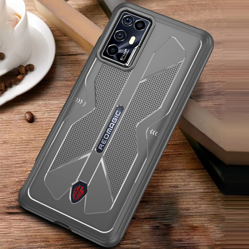 ZTE nubia Red Magic 6R TPU Cooling Gaming Phone All-inclusive Shockproof Case - Grey