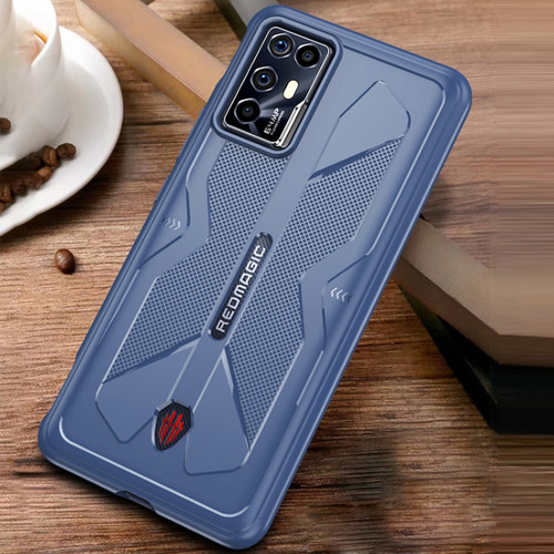 ZTE nubia Red Magic 6R TPU Cooling Gaming Phone All-inclusive Shockproof Case - Navy Blue