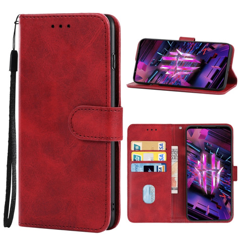 ZTE Nubia Red Magic 7S Leather Phone Case - Red