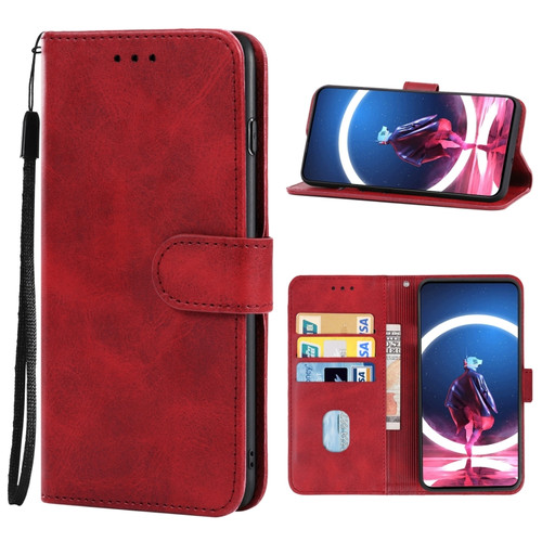 ZTE Nubia Red Magic 7S Pro Leather Phone Case - Red