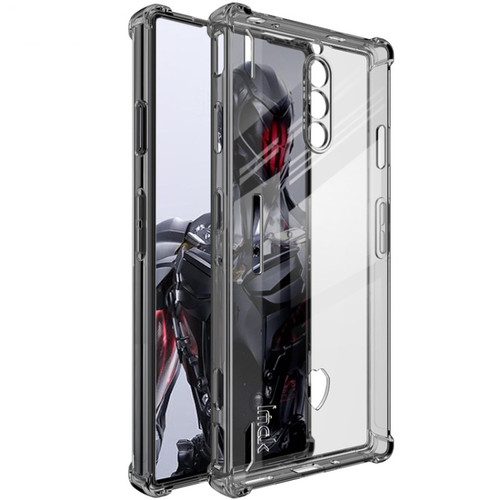 ZTE nubia Red Magic 8 Pro / 8 Pro+ 5G imak Shockproof Airbag TPU Phone Case - Transparent Black