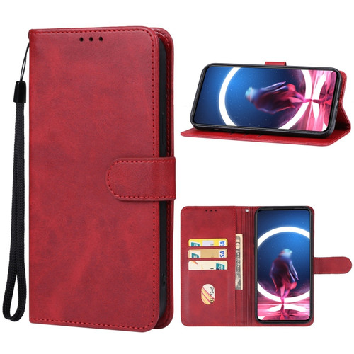 ZTE nubia Red Magic 8 Pro Leather Phone Case - Red