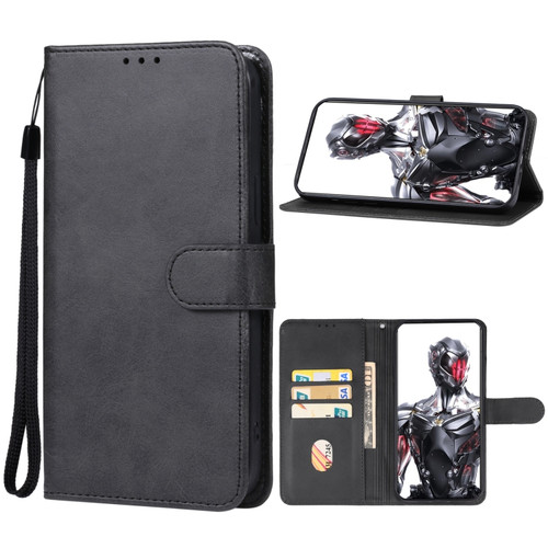 ZTE nubia Red Magic 8 Pro+ Leather Phone Case - Black