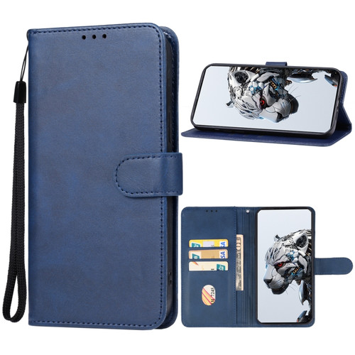 ZTE nubia Red Magic 8S Pro Leather Phone Case - Blue