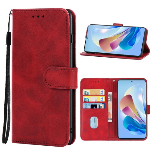 ZTE Nubia Z40S Pro Leather Phone Case - Red