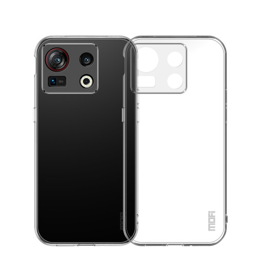 ZTE Nubia Z40S Pro MOFI Ming Series Ultra-thin TPU Phone Case - Transparent