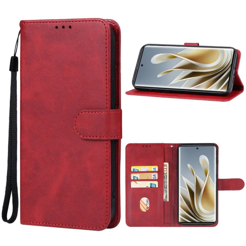 ZTE nubia Z50 Leather Phone Case - Red