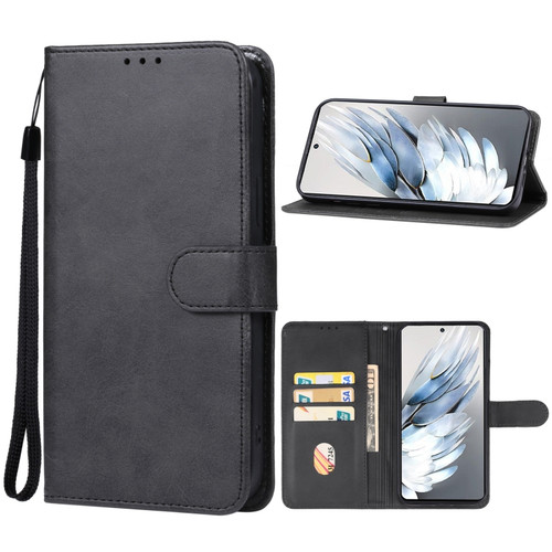 ZTE nubia Z50S Pro Leather Phone Case - Black