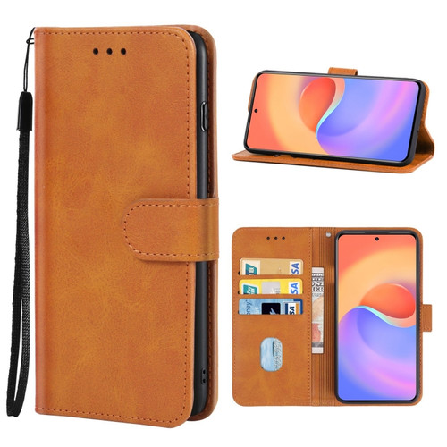 ZTE S30 Pro Leather Phone Case - Brown