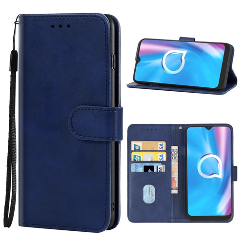Leather Phone Case Alcatel 1SE 2020 - Blue