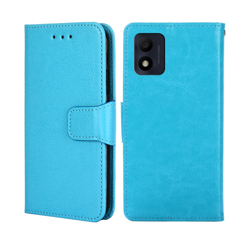 Alcatel 1B 2022 Crystal Texture Leather Phone Case - Sky Blue