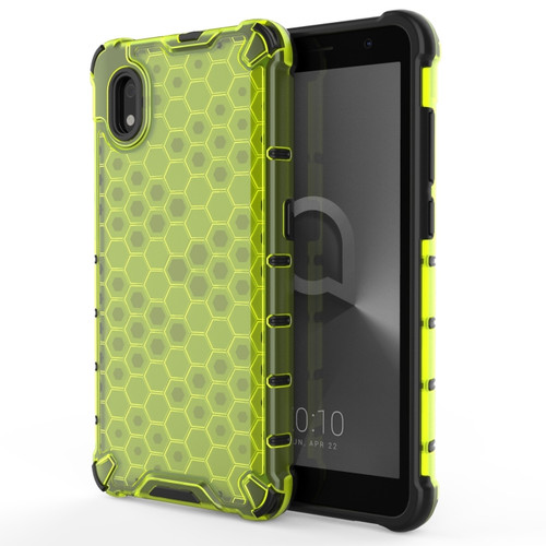 Alcatel 1B - 2020 Shockproof Honeycomb PC + TPU Case - Green