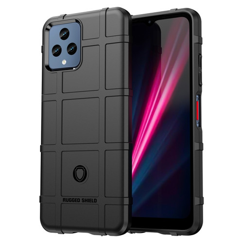 T-Mobile REVVL 6 Pro 5G Full Coverage Shockproof TPU Phone Case - Balck