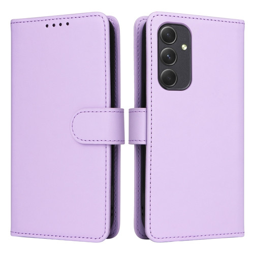 Samsung Galaxy A54 5G BETOPNICE BN-005 2 in 1 Detachable Imitate Genuine Leather Phone Case - Light Purple