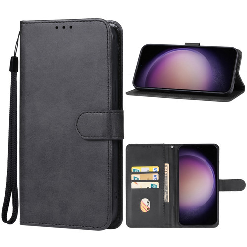 Samsung Galaxy S23 FE 5G Leather Phone Case - Black