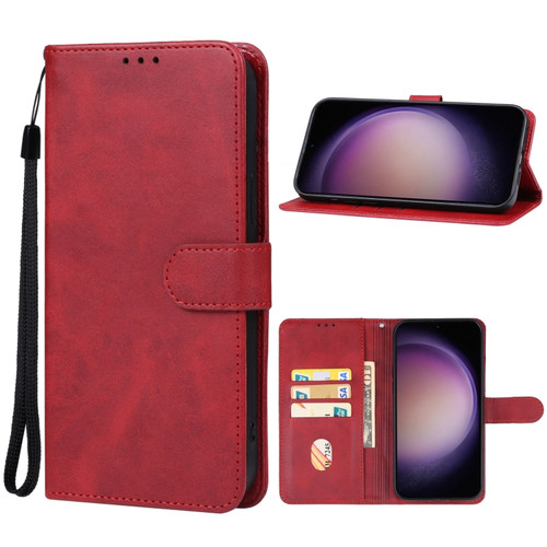 Samsung Galaxy S23 FE 5G Leather Phone Case - Red