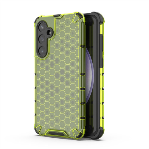 Samsung Galaxy S23 FE 5G Shockproof Honeycomb Phone Case - Green