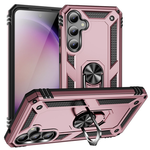 Samsung Galaxy S23 FE 5G Shockproof TPU + PC Phone Case - Rose Gold