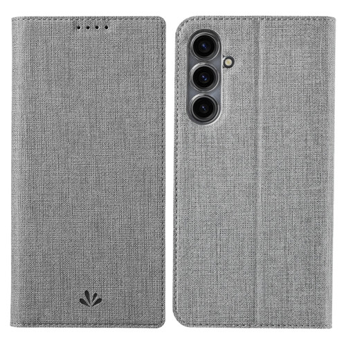 Samsung Galaxy S23 FE 5G ViLi DMX Series TPU + PU Leather Magnetic Phone Case - Grey