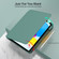 iPad 10th Gen 10.9 2022 Acrylic 360 Rotation Detachable Leather Tablet Case - Deep Green