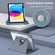 iPad 10th Gen 10.9 2022 Acrylic 360 Rotation Detachable Leather Tablet Case - Lavender Purple