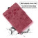 iPad 10th Gen 10.9 2022 Cartoon Sakura Cat Embossed Smart Leather Tablet Case - Red