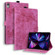 iPad 10th Gen 10.9 2022 Cartoon Sakura Cat Embossed Smart Leather Tablet Case - Rose Red