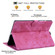 iPad 10th Gen 10.9 2022 Cartoon Sakura Cat Embossed Smart Leather Tablet Case - Rose Red