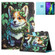 iPad 10th Gen 10.9 2022 Colored Drawing Stitching Leather Tablet Smart Case - Corgi