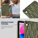 iPad 10th Gen 10.9 2022 Jelly Color Water Ripple TPU Tablet Case - Dark Green