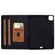 iPad Air 2022 10.9 Cowhide Texture Leather Smart Tablet Case - Brown